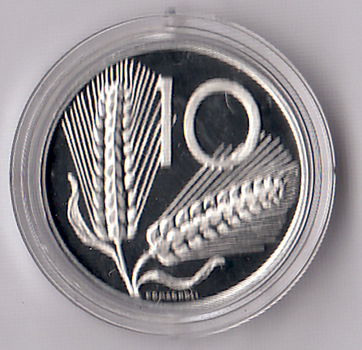 2001 Lire 10 Spiga - Fondo Specchio