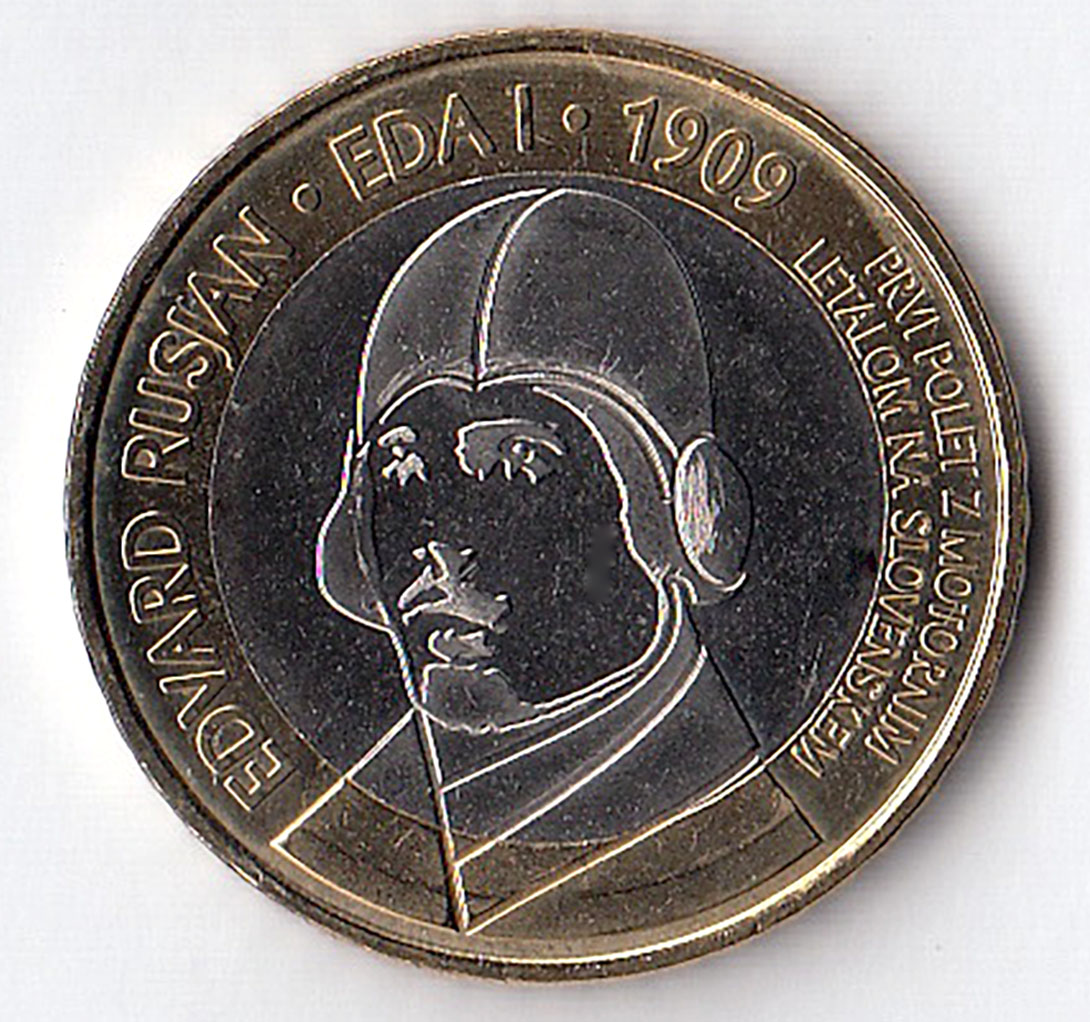 2009 - 3 euro SLOVENIA Edvard Rusjan