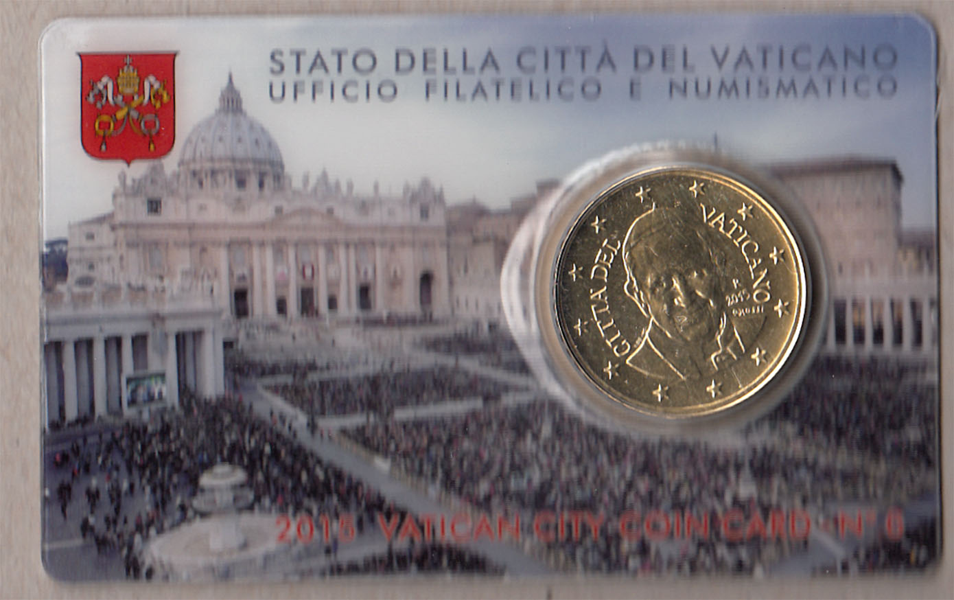 2015 - Coin Card 50 Centesimi Papa Francesco N.6
