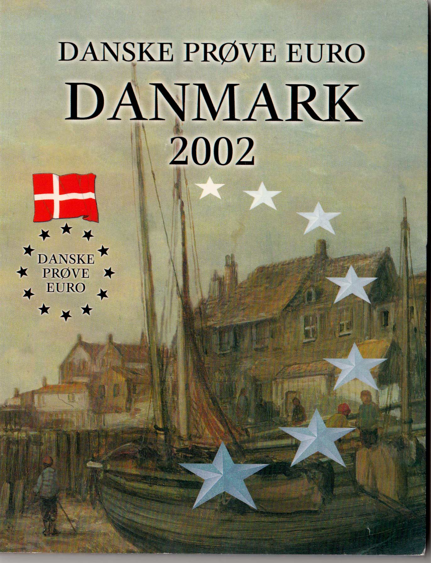 DANIMARCA serie completa 8 monete euro collection Pattern Prova 2002