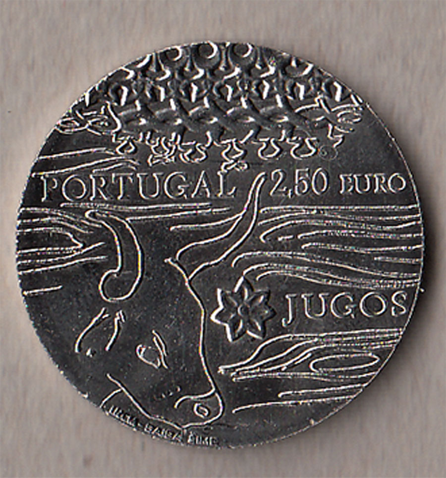 2014 - 2,5 euro serie Etnografia Portoghese Jugos