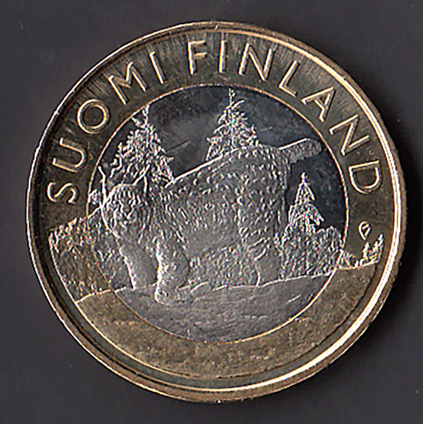 2015 - 5 Euro FINLANDIA Lince di Tavastia