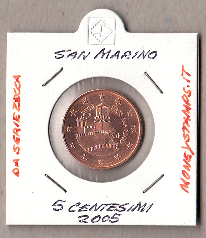 2005 - San Marino 5 centesimi fior di conio