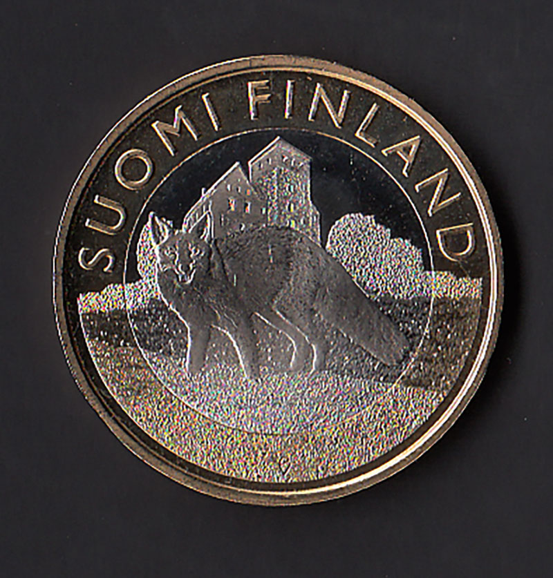 2014 - 5 euro FINLANDIA Volpe di Varsinais