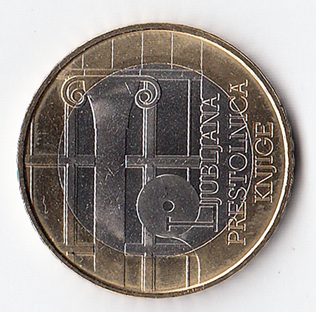 2010 - 3 euro SLOVENIA Capitale Mondiale del Libro