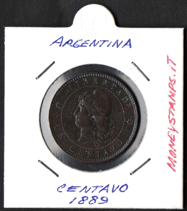 ARGENTINA 1 Centavo 1889 Bronzo Condizioni vedi foto