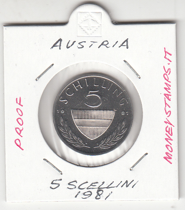 5 Schilling Alta scuola equestre Viennese 1981 - Rame-Nickel