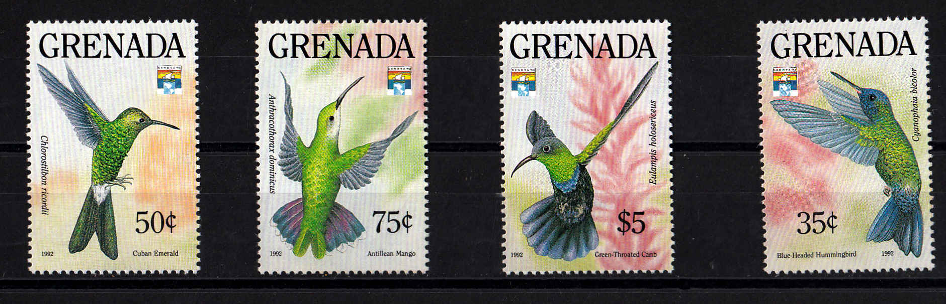 GRENADA francobolli serie completa nuova Yvert e Tellier 2134/7