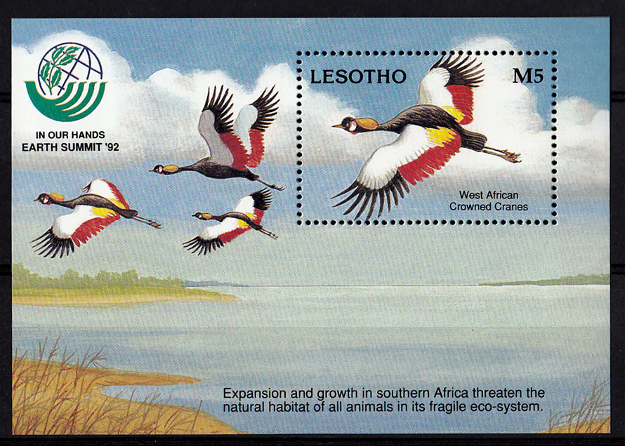 LESOTHO 1992 foglietto Yvert Tellier BF 101 Nuovo