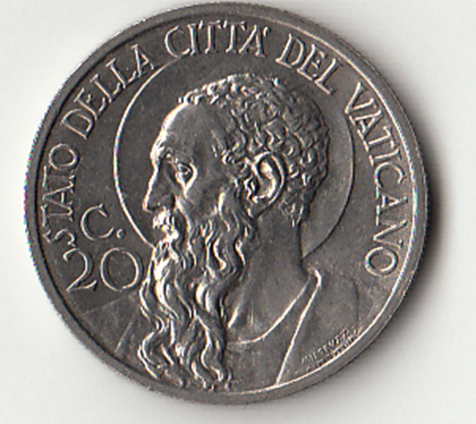 1930 - 20 centesimi Vaticano Pio XI San Paolo Q/Fdc