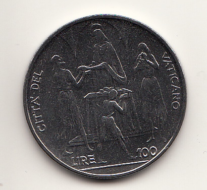 1968 Anno VI- Lire 100   Fior di Conio Paolo VI