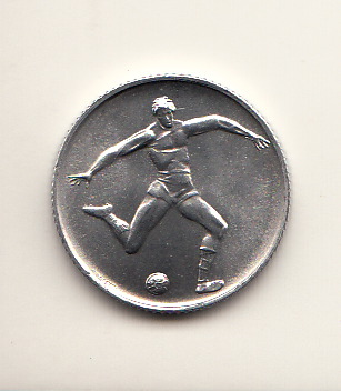 1980 2 Lire Italma Calcio Fior Di Conio San Marino