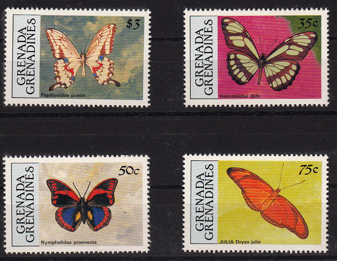 GRENADA E GRENADINES  francobolli serie completa nuova Yvert e Tellier 1237/40