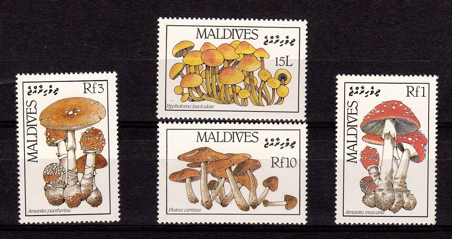 MALDIVE  francobolli serie completa nuova Yvert e Tellier 1106/9