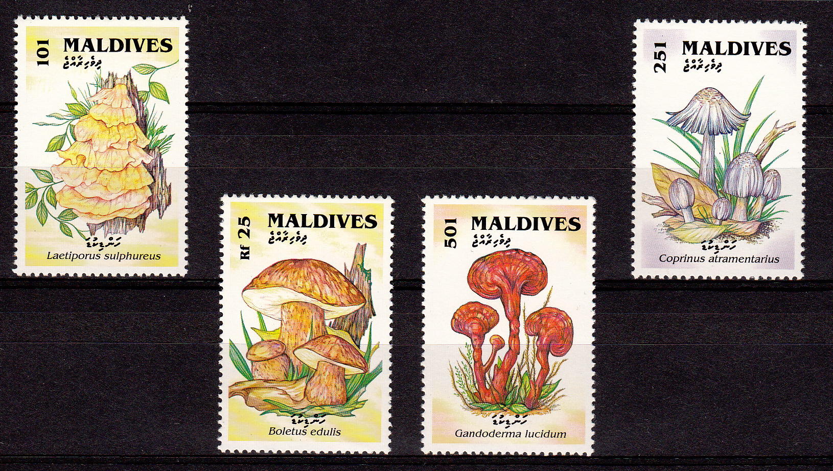 MALDIVE  francobolli serie completa nuova Yvert e Tellier 1476/9