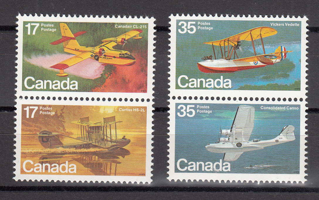 Canada 1979 Idrovolanti Gomma integra