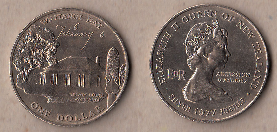 NUOVA ZELANDA Dollar New Zealand Day 1977