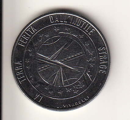 1977 100 Lire Acmonital La Terra Ferita Fior di Conio San Marino