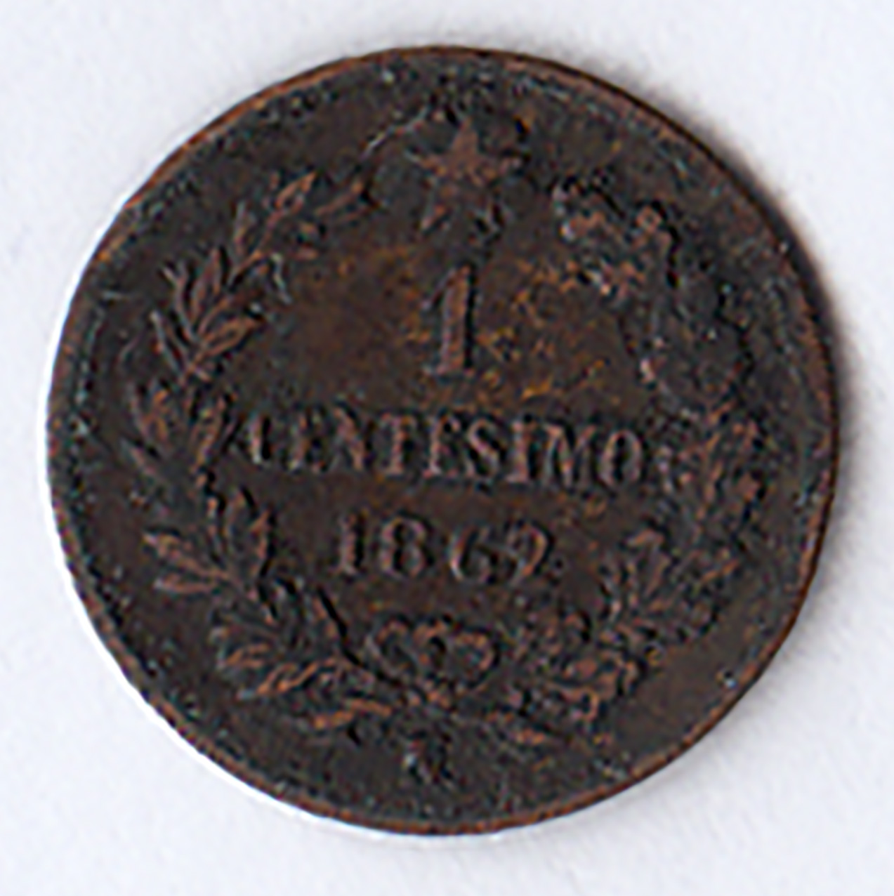 1862 - 1 Centesimo Napoli rame Italia Vittorio Emanuele II BB