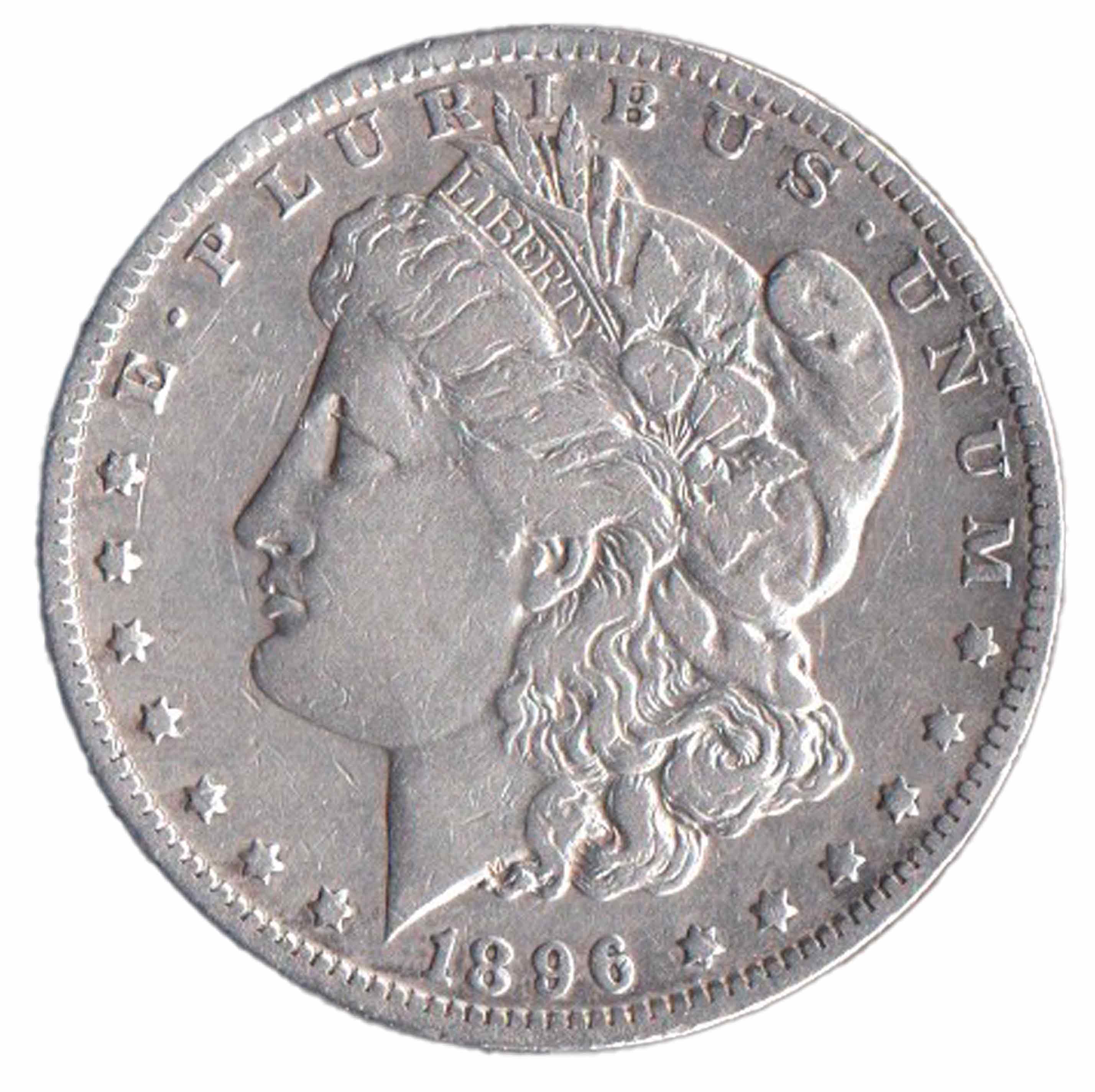 1896 - 1 Dollaro Morgan Argento Gr. 26,73  Zecca O BB+