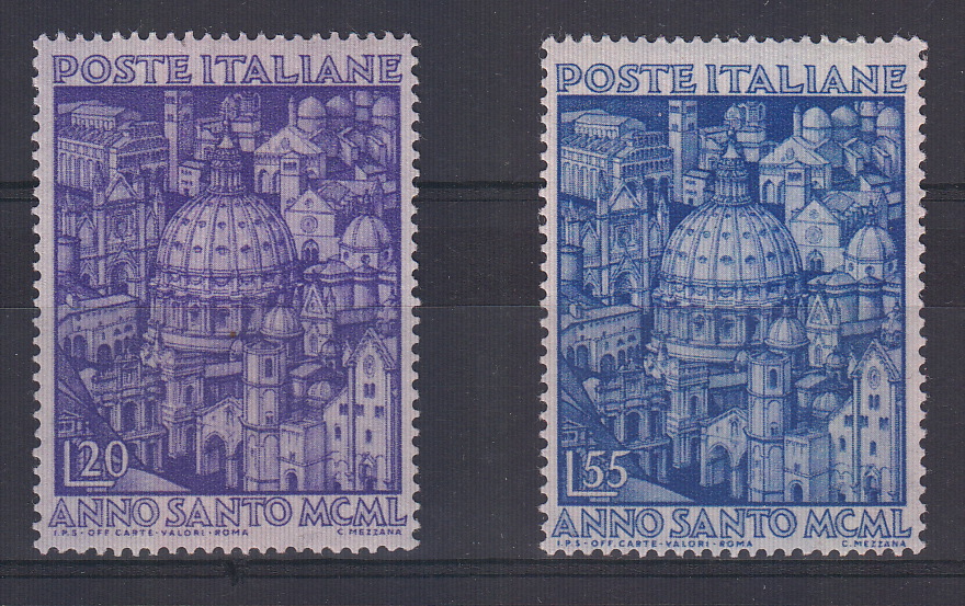 1950 Anno Santo Perfetti non Linguellati 2 Val Sassone 620-1