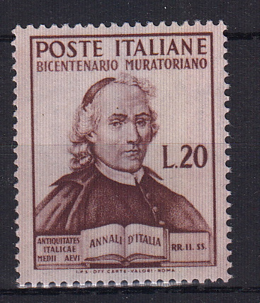 1950 Bicentenario Morte Ludovico Muratori non Linguellato 1 Val Sassone 625