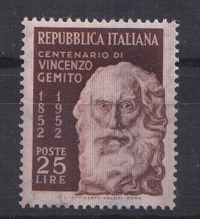 1952 Centenario della Nascita di Vincenzo Gemito Perfetto 1 Val Sassone 704