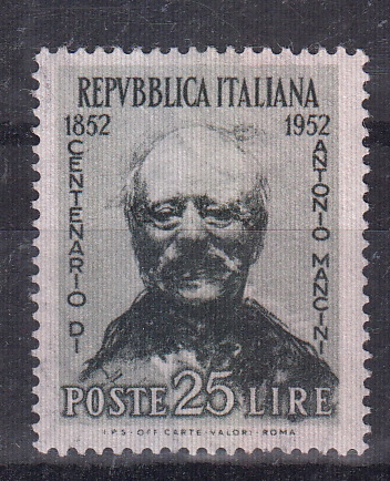 1952 Centenario della Nascita di Antonio Mancini Perfetto non Linguellato 1 Val Sassone 703