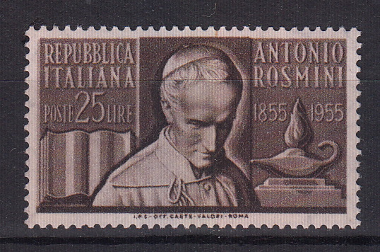 1955 Centenario della morte di Antonio Rosmini 1 Val Sassone 781