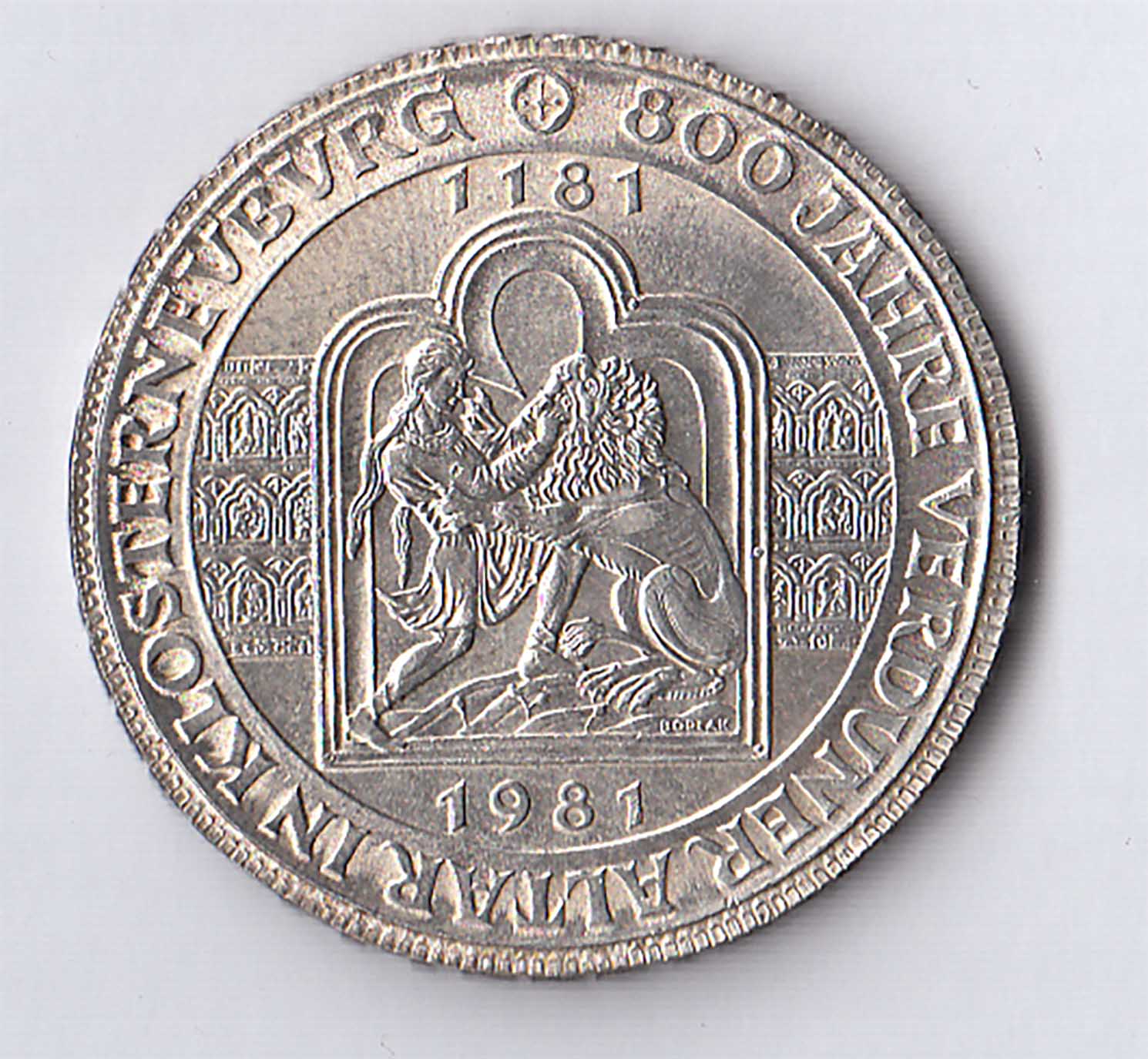 AUSTRIA 500 Schilling 1981 Verduner Altar Fior di Conio