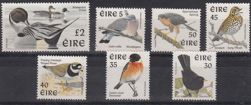 IRLANDA 1998  francobolli tematica Fauna serie completa Unificato 1060-66