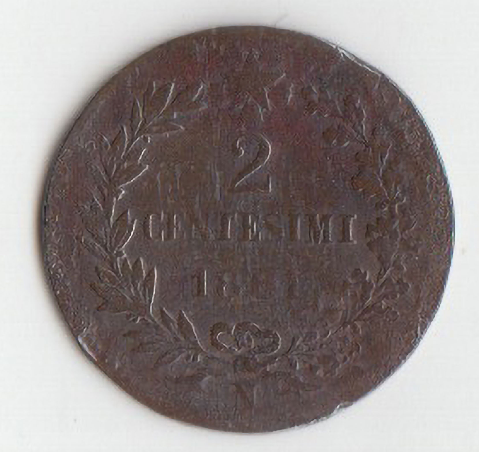 1861 - 2 Centesimi Zecca Napoli Vittorio Emanuele II MB Rara SIGILLATA
