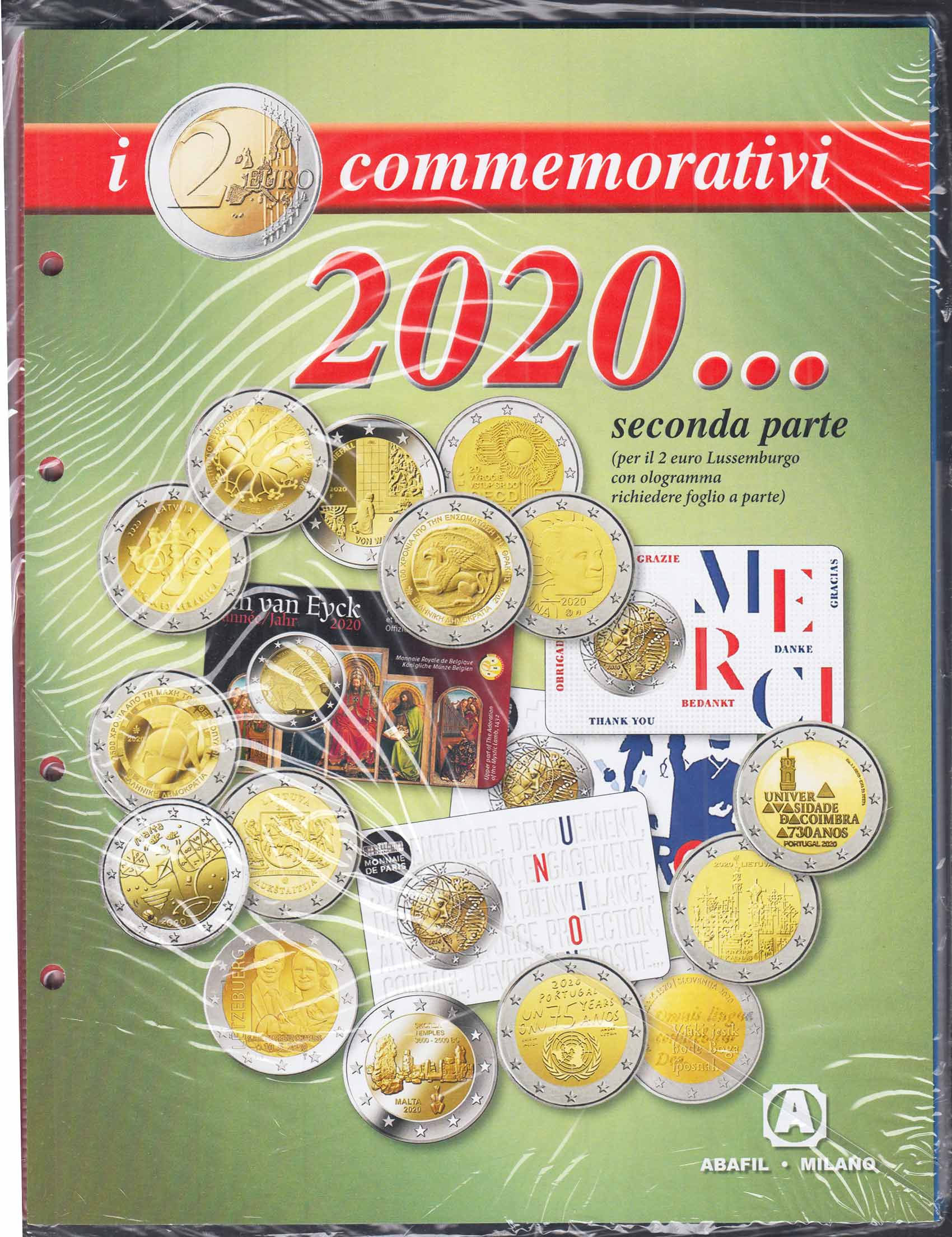 2020 - Aggiornamento fogli 2 Euro emessi Seconda parte del 2020