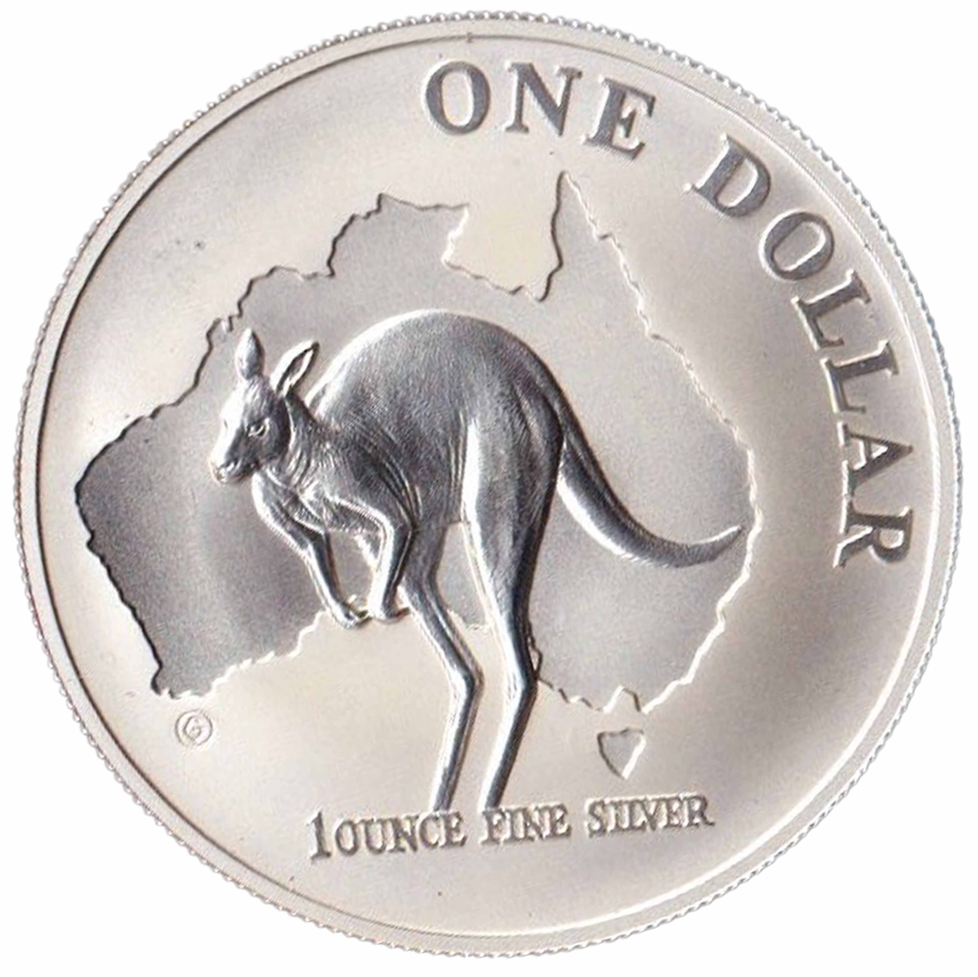 2000 AUSTRALIA Dollaro Argento 1 Oz Canguro Fdc