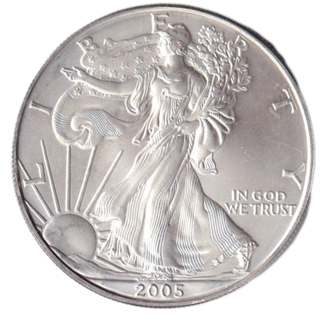 2005 STATI UNITI  1 Dollar  Liberty Argento Oncia