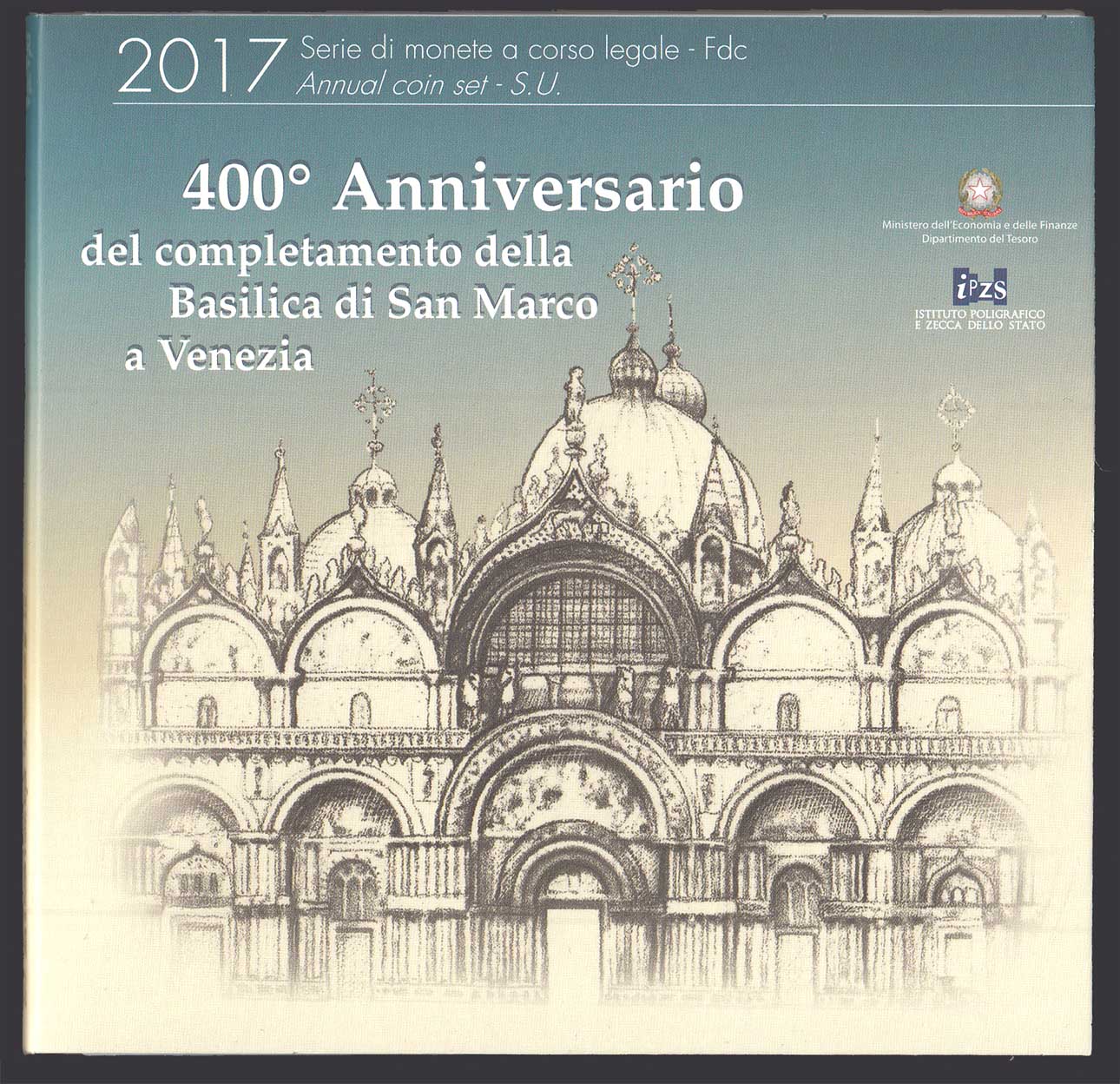 2017 - 400° anniversario del completamento della Basilica di San Marco a Venezia