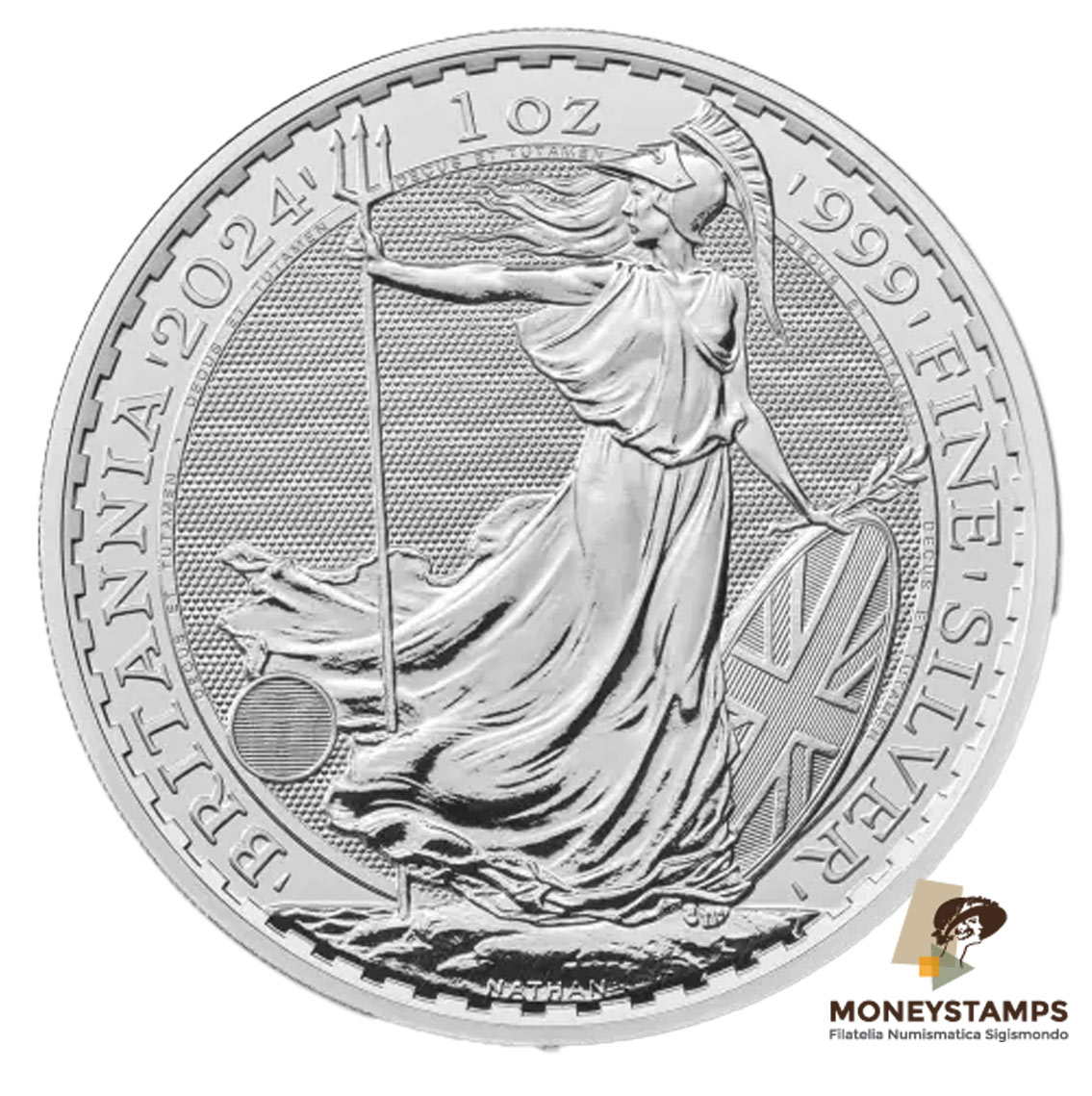 2024 - 2 Sterline d'argento 1 OZ Britannia Gran Bretagna