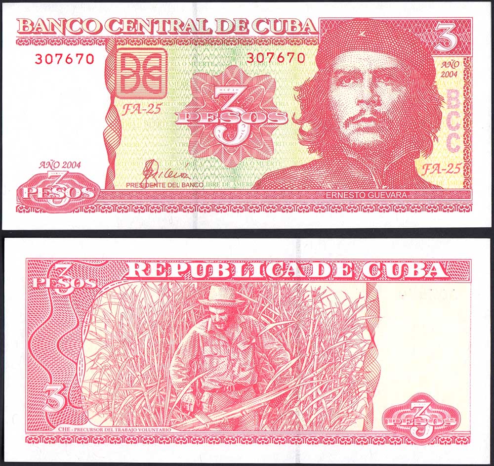 Che Guevara  3 Pesos 2004 Fior di Stampa