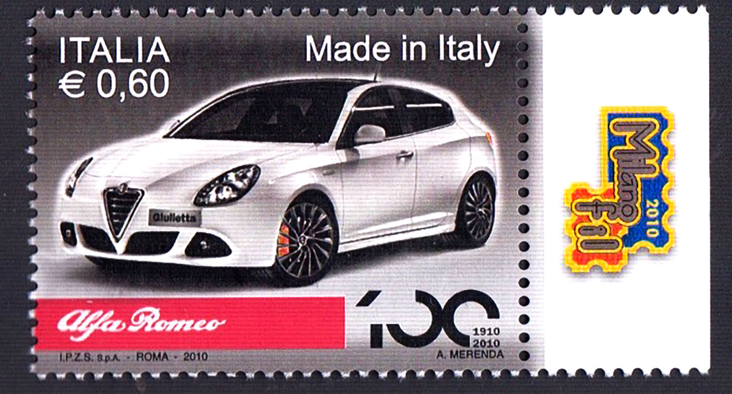 2010 - Francobollo Alfa Romeo Giulietta Nuovo