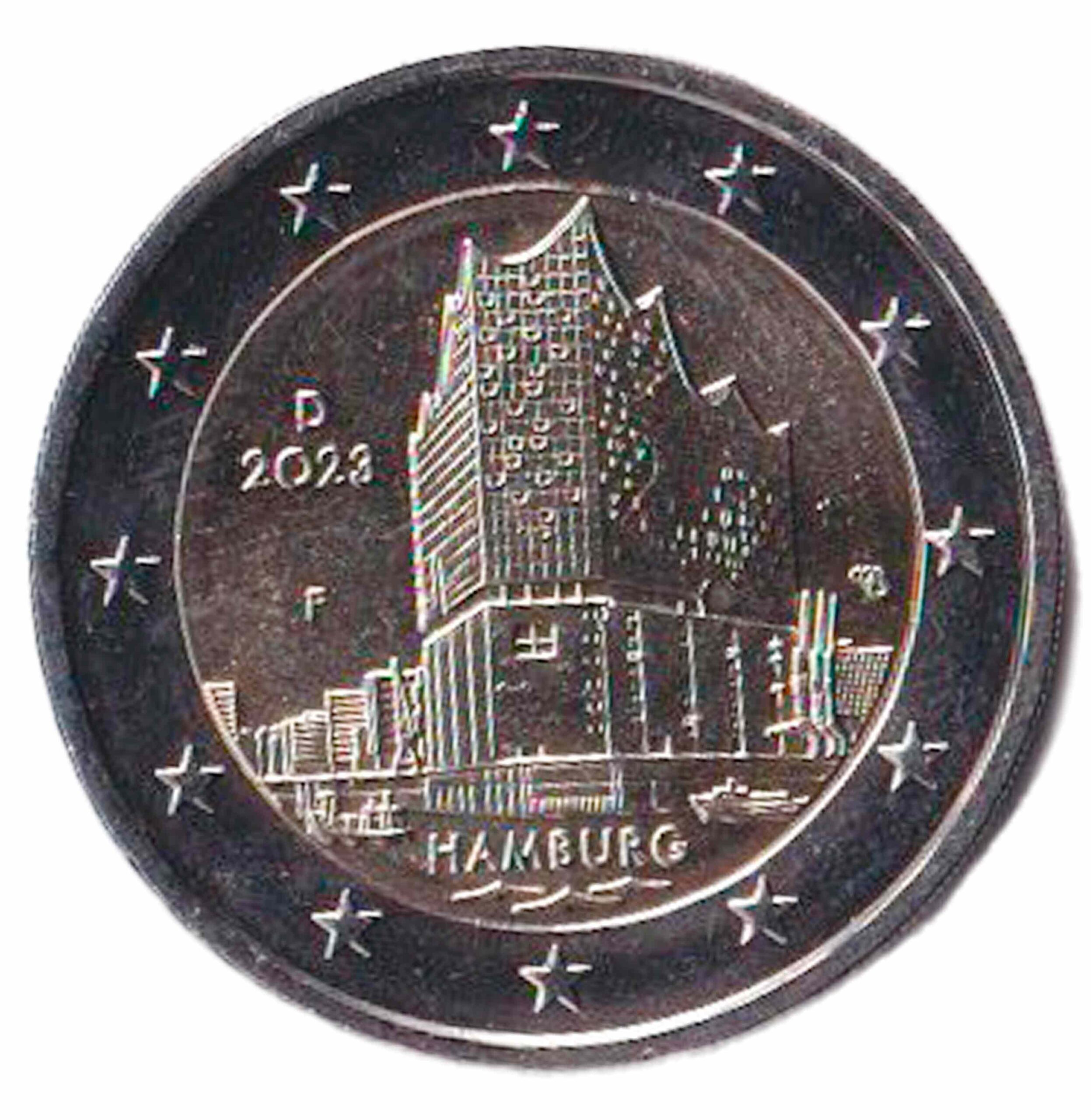 2023 - 2 euro GERMANIA Presidenza Amburgo Fdc