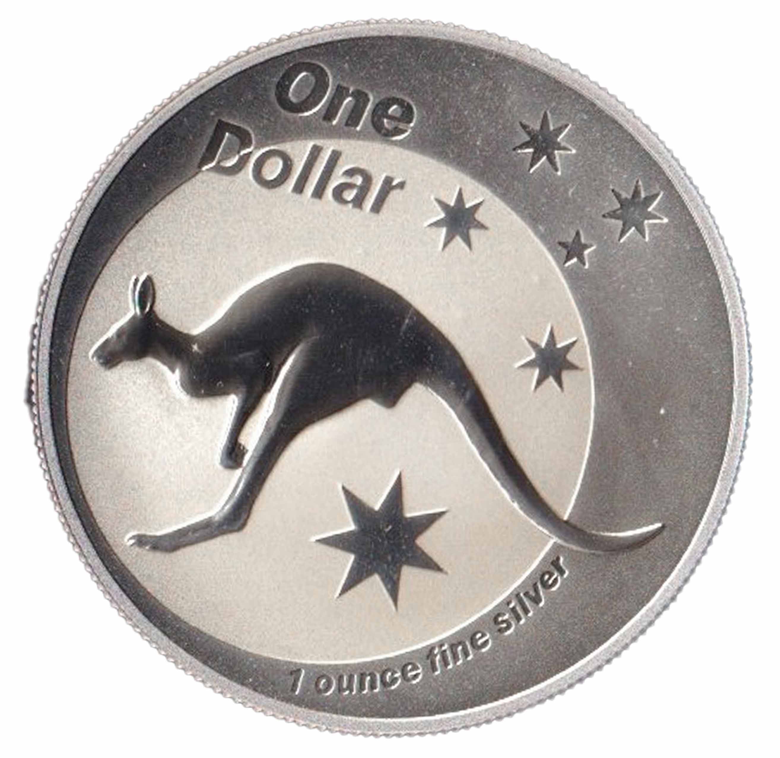 2005 AUSTRALIA Dollaro Argento Oncia Canguro Fdc