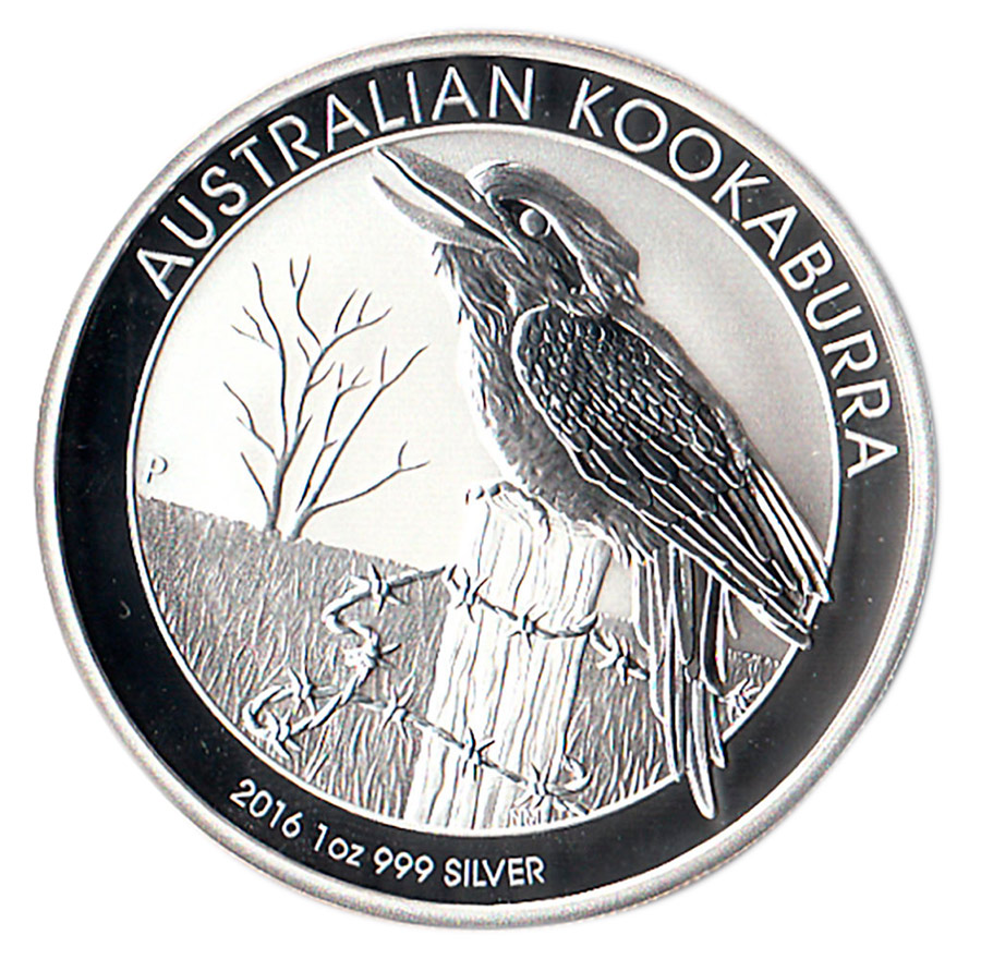 2016 AUSTRALIA Kookaburra Argento Oncia