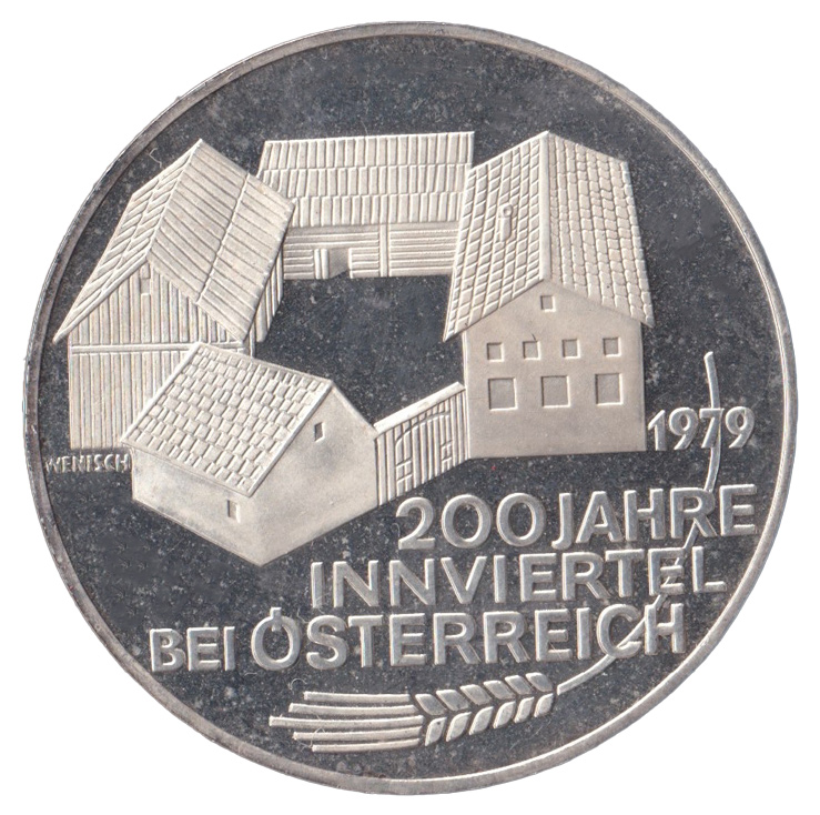 AUSTRIA 100 Scellini 200 Jahre Innviertel Proof