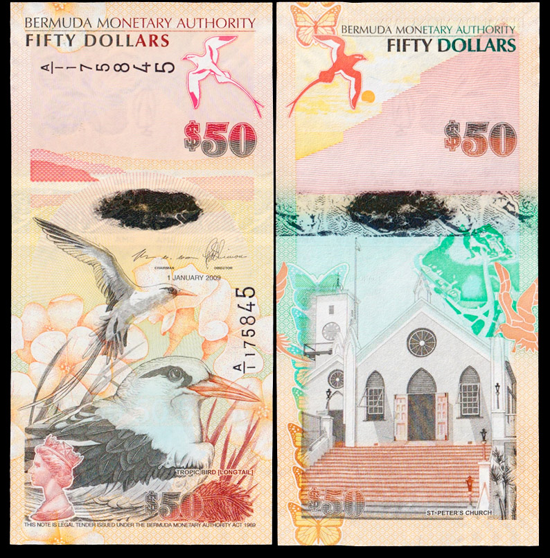 BERMUDA 50 Dollars 2009-13 Fior di Stampa