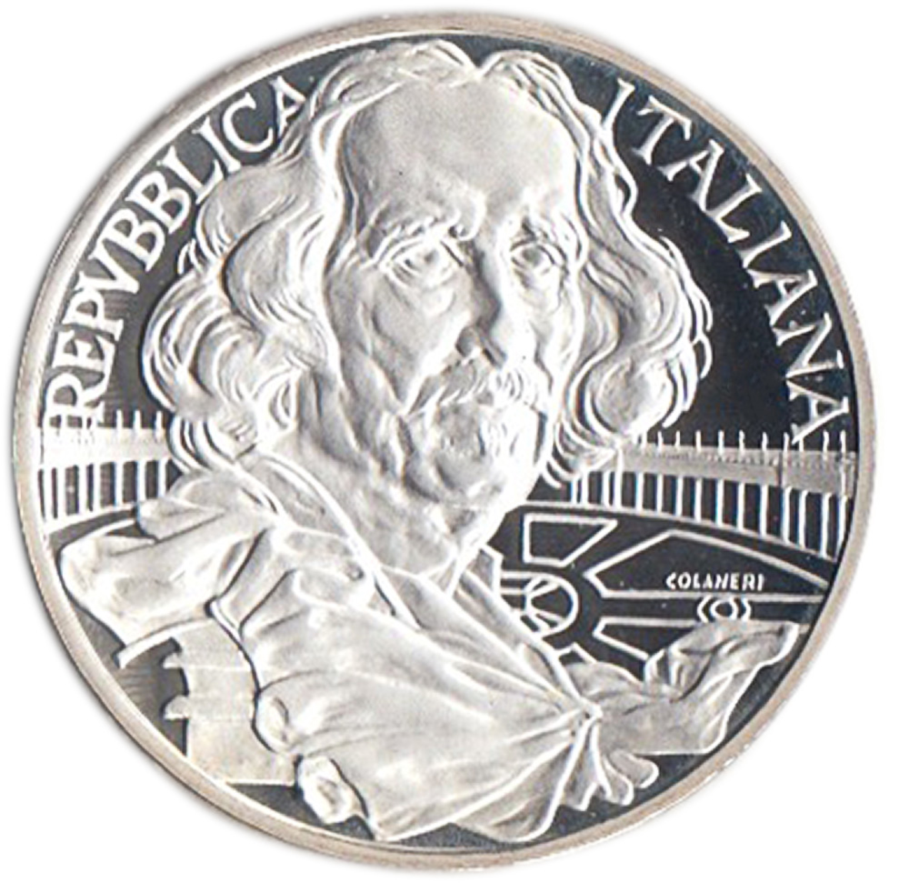 1998 - Lire 1000 400° Anniversario Nascita Bernini Fondo Specchio