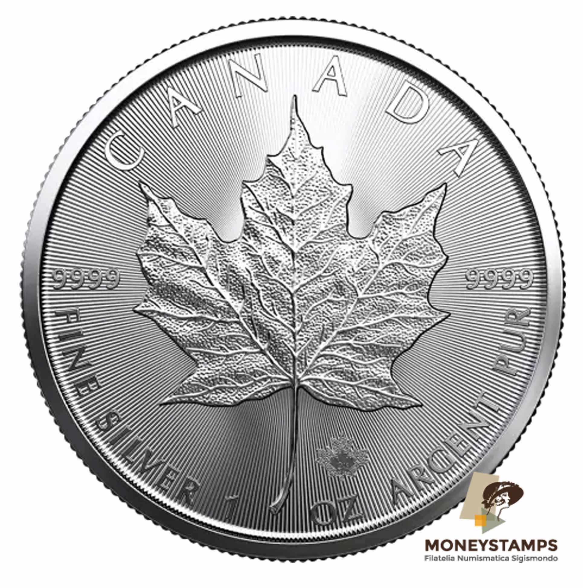 2023 - CANADA Foglia D'Acero 1 Oz. Fior di Conio