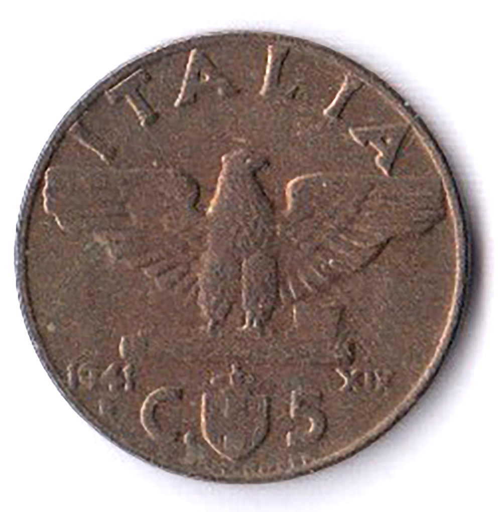 1941 - 5 centesimi Impero Q/Fdc