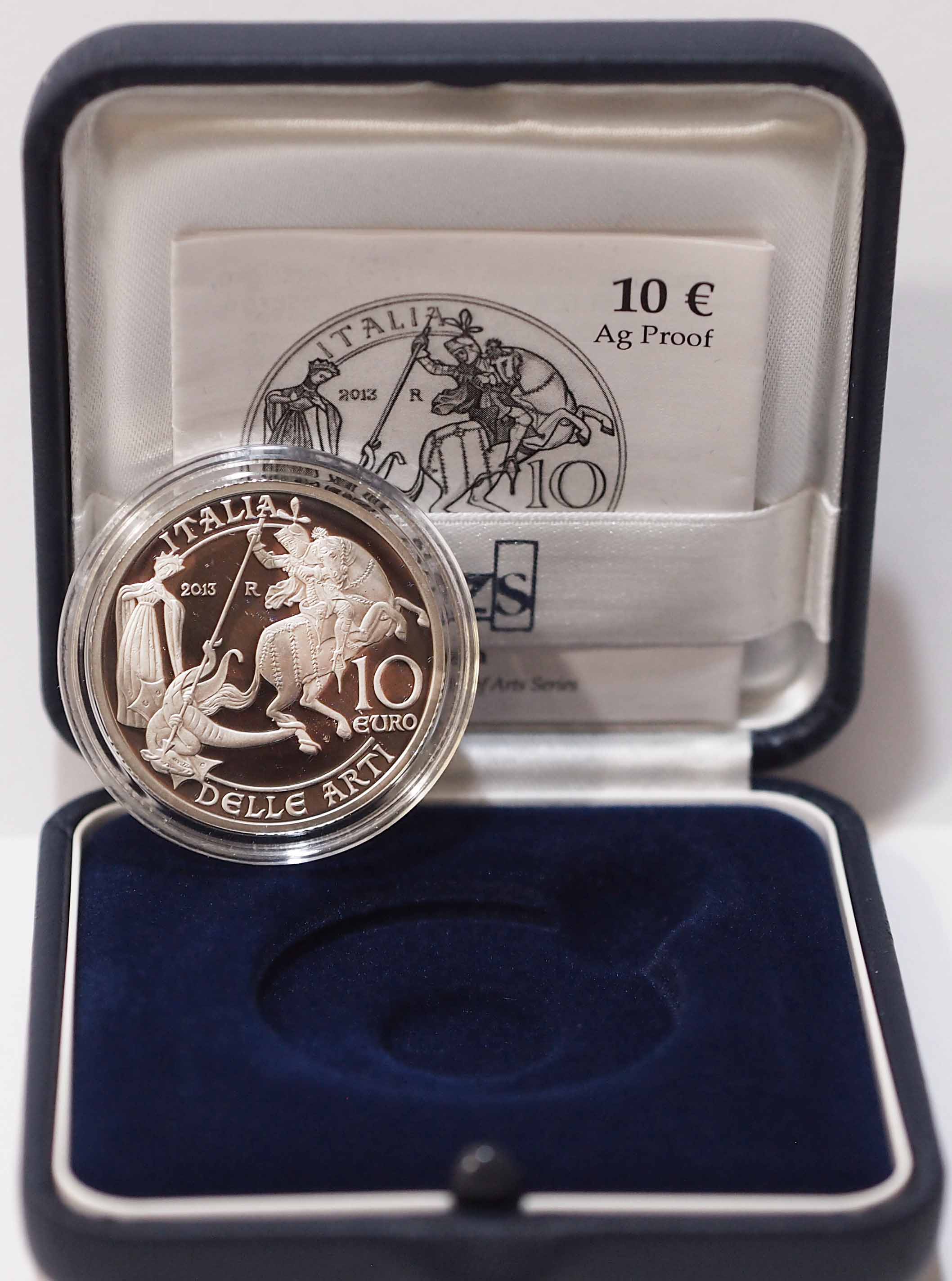 2013 - 10 euro argento ITALIA Fenis Valle d'Aosta proof