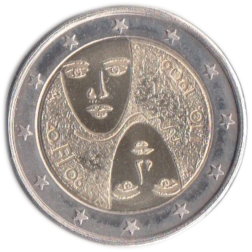 2006 - 2 Euro FINLANDIA suffragio universale Fdc