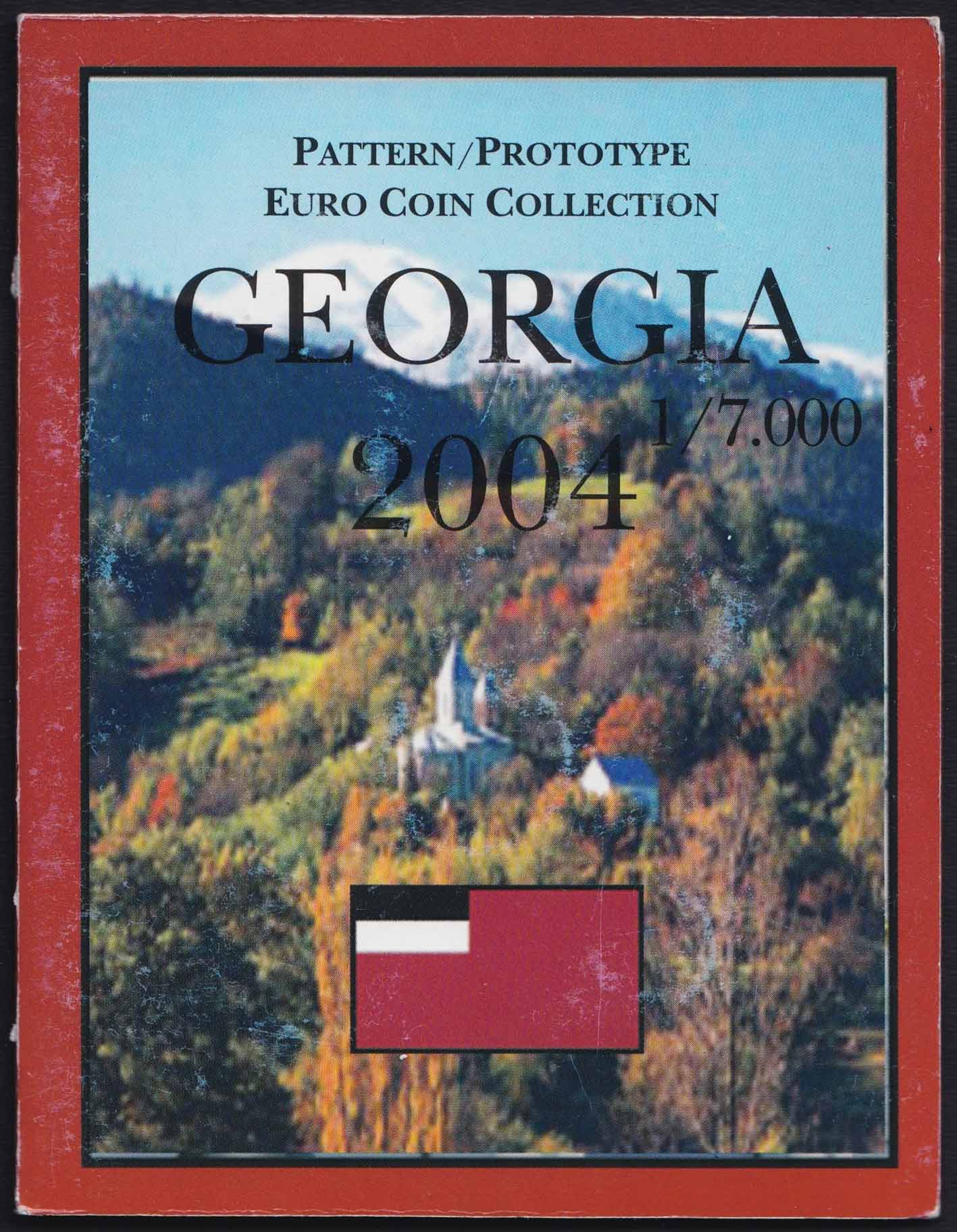 GEORGIA  2004 serie completa 8 monete Pattern FDC